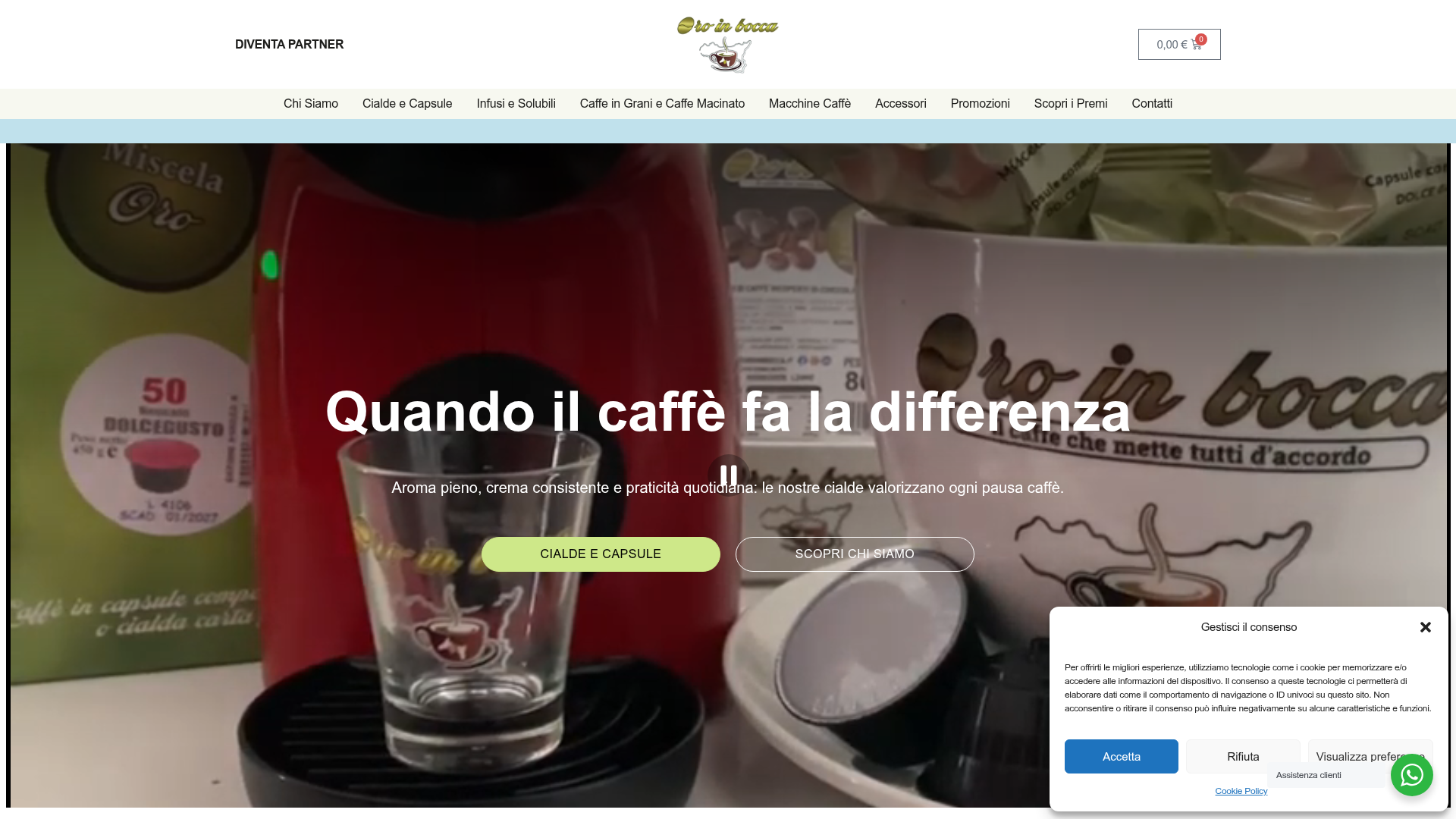 Caffè Oro In Bocca